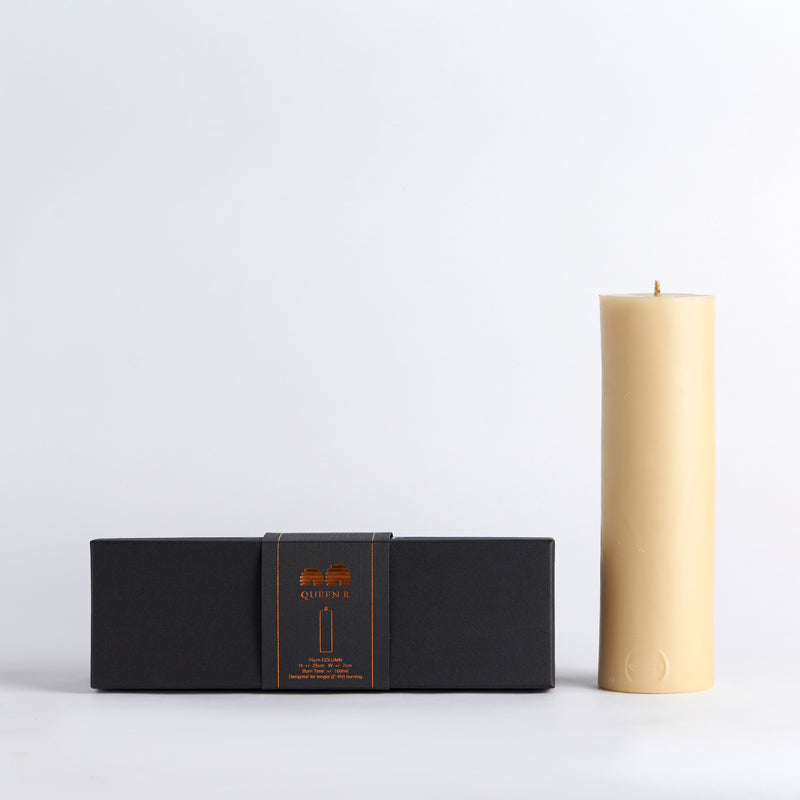 3 Days of Darkness Pillar Candles 100% Beeswax 